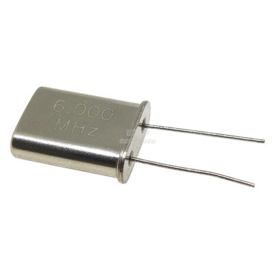 HC-49U无源石英晶振 1.8432M 2.4576MHZ 6M 直插2脚 晶体谐振器