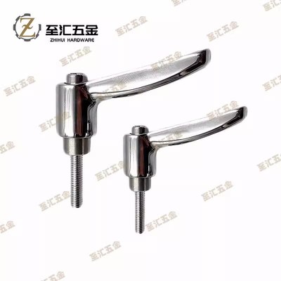 全螺不锈钢可调位紧手柄螺丝L自锁型紧手拧72306丝7定字形可旋转