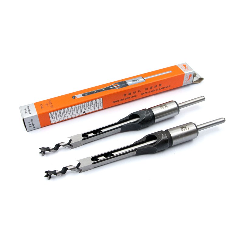 野牛牌 木工 方孔 钻头方榫方眼方凿角J凿钻红硬木方形开孔扩孔器