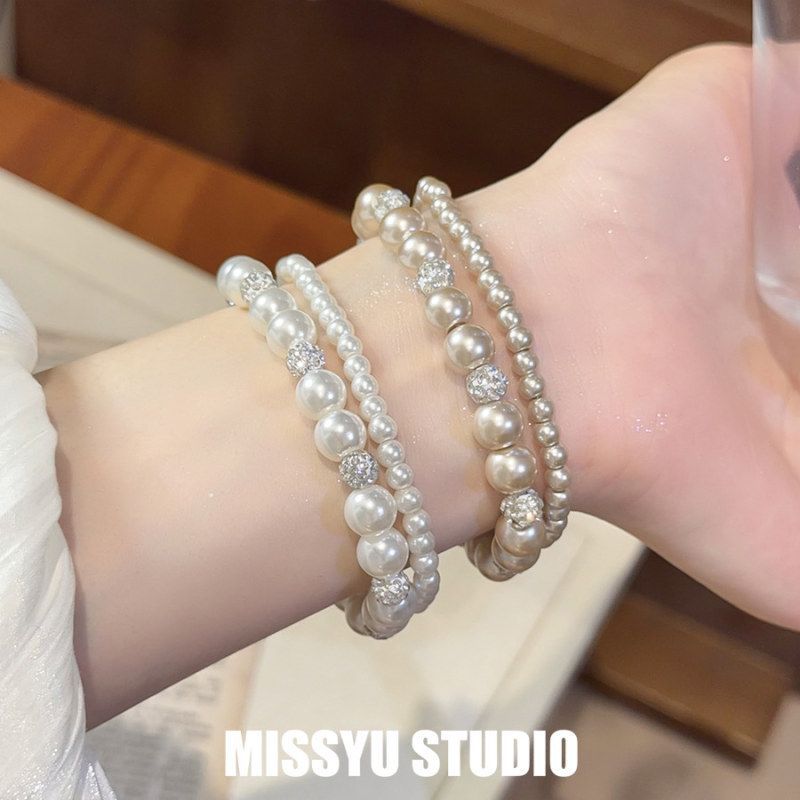 钻球陶泥宫廷风小众!手链女设计