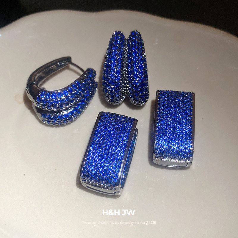 耳饰复古锆石耳环高级感轻奢双层形耳扣水滴气质U时尚女精致个性,饰品/流行首饰/时尚饰品新,耳钉,淘宝优惠券,粉丝福利购,淘宝优惠卷