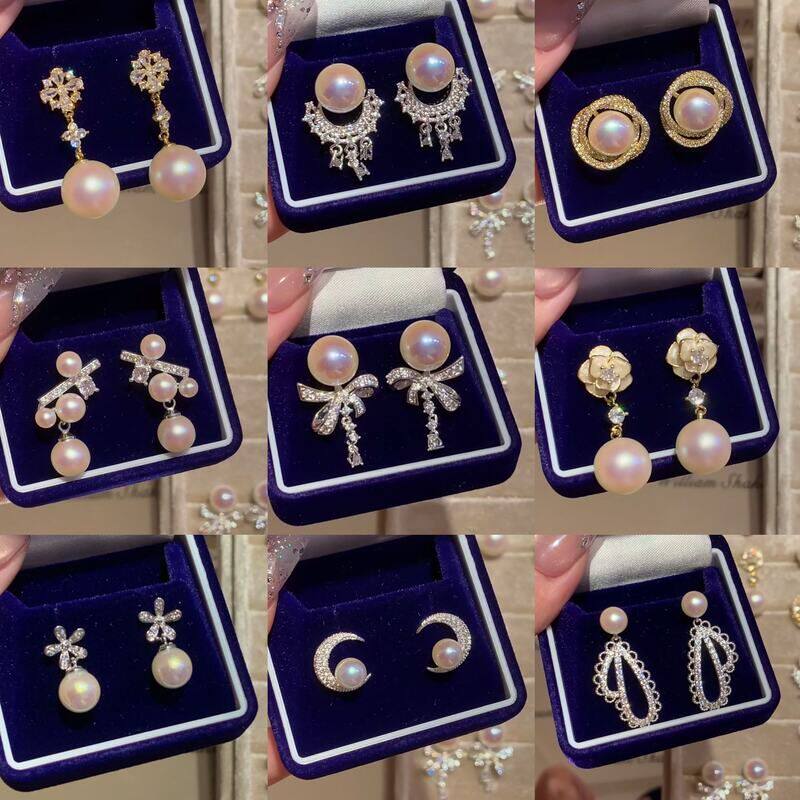 复古设计感耳饰百搭吊坠耳钉小众高级感轻奢水滴珍珠时尚银针耳环