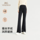 休闲无托腹打底长裤 英氏孕妇喇叭裤 冬季 新款 子秋冬款 微喇黑色长裤