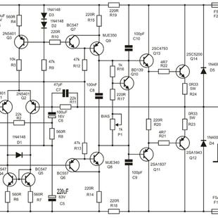 40种进口后级电路图功放板板功放板功放功率大板功放蓝牙功放模块