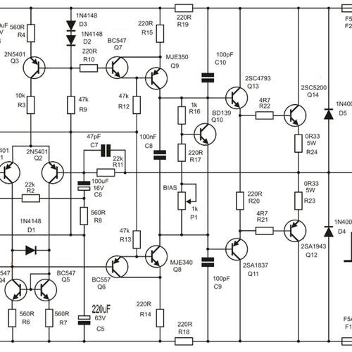 40种进口后级电路图功放板板功放板功放功率大板功放蓝牙功放模块