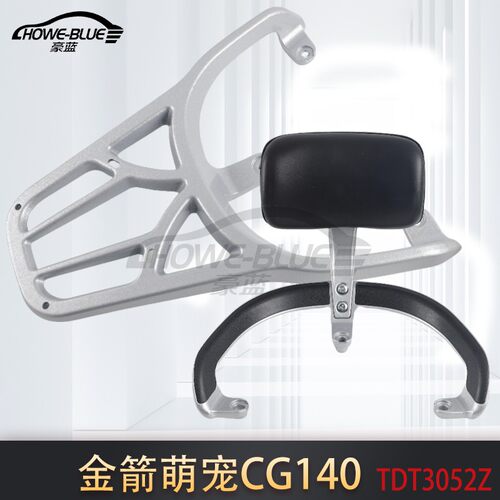 适用于金箭萌宠CG140电动车靠背尾箱支架TDT3052Z货架靠垫扶手尾