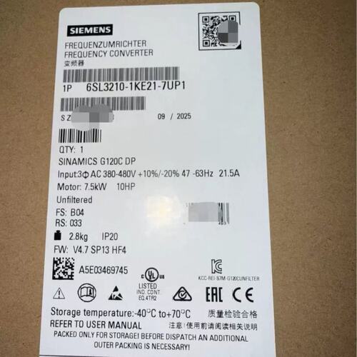 议价正品6SL3210-1KE21-7UP1正可维修