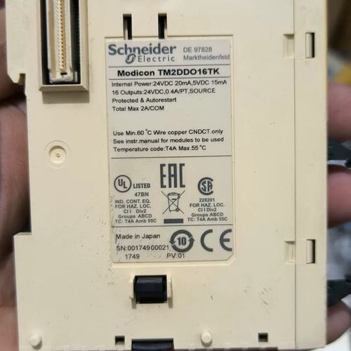 议价Schneider TM2DDO16TK模块可维修