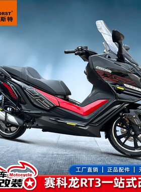 适用于宗申赛科龙RT3保险杠前后护杠防摔杠ZS250T-3改装防护配件