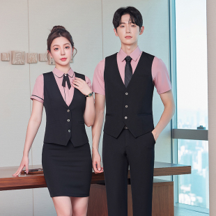 服务员 男女餐饮酒店ktv茶楼饭店奶茶网咖台球工作装 长袖 职业套装