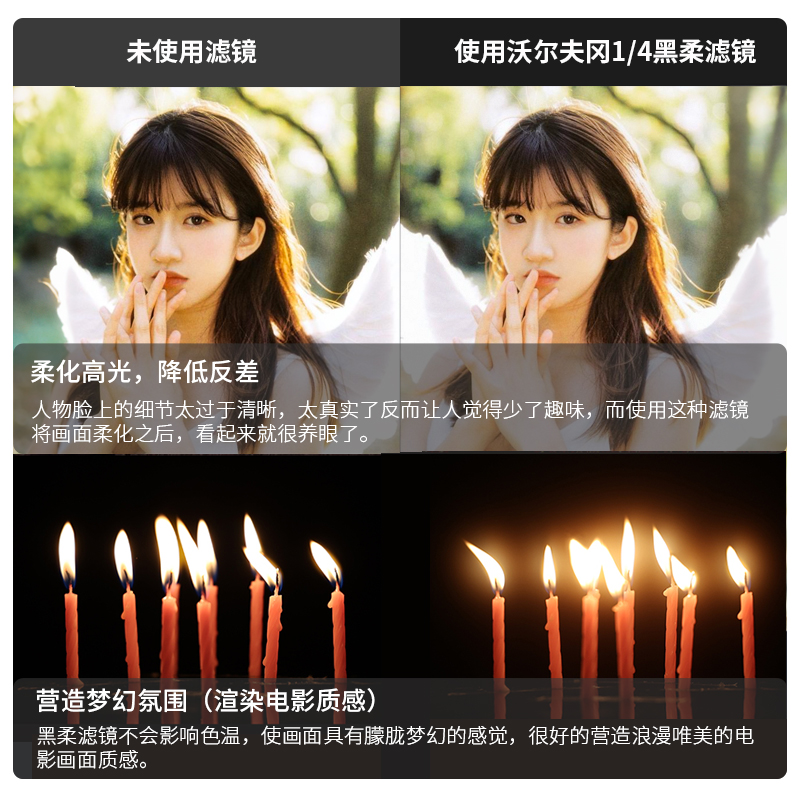 沃尔夫冈黑柔滤镜朦胧人像