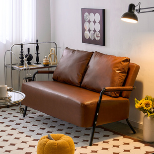 沙发客厅简易北欧简约现代网红出租房卧室公寓单人双人小户型沙发