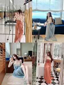 bewithRosey【Y*L私服线】yb5w+ 26新色蕾丝吊带长裙