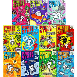 【送音频 单本试读好再买】学乐超级方块兔1-15册Press Start 英文原版桥梁书大树系列6-12岁英语桥梁书小学英语课外读物