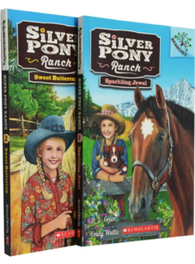 【不再印刷清仓 送音频】学乐大树系列银马牧场2册 Silver Pony Ranch 英文原版进口Scholastic Branches 儿童桥梁章节书 学乐图书
