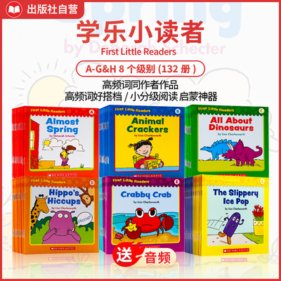 【送音频 高频词好搭档 启蒙神器 不可点读】学乐小读者分级阅读First Little Readers A-GH 6级别英文原版3-6岁儿童英语启蒙认知
