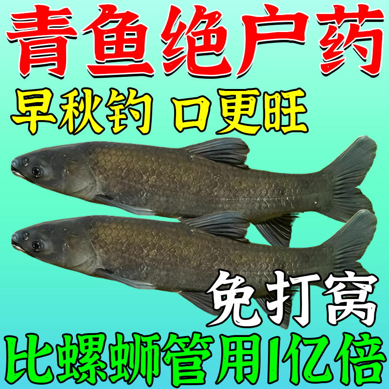 青鱼狂咬钩】青鱼小药诱食开口剂