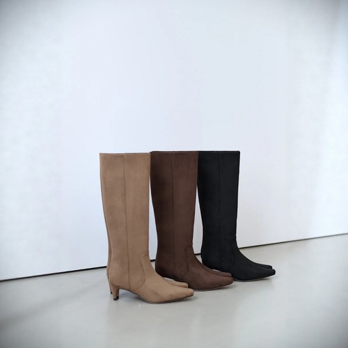 Her lip to官方正品仿麂皮长靴【日本直邮不 退 换】时尚质感百搭