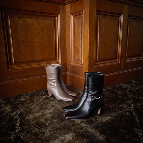 Her lip to官方正品侧边饰扣短靴【日本直邮不 退 换】时尚精致