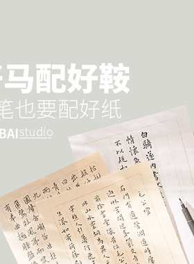 THEBAI儒纸 书法专用纸 中性笔硬笔钢笔练字方格横线米字格田字格