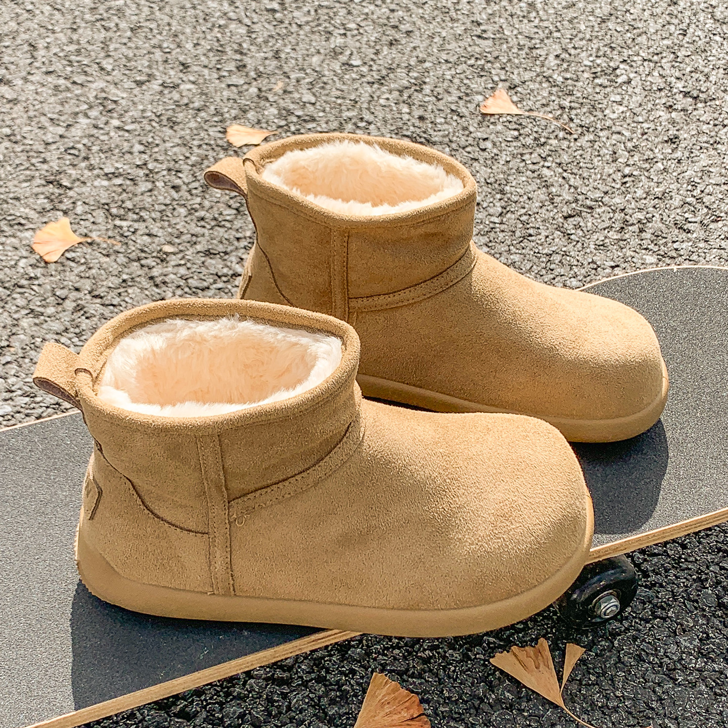 加绒加厚防滑保暖雪地靴