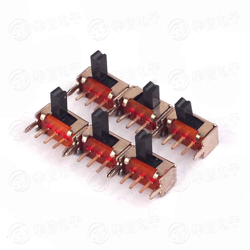 拨动开关 弯脚 2档