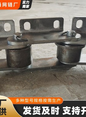 不锈钢P160大节距输送链条平顶传动链提升机输送链C232AL滚子链条