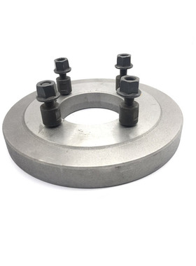 6140 6150车床三爪四爪卡盘C型法兰盘根连接过度盘螺丝C5C6C8C11