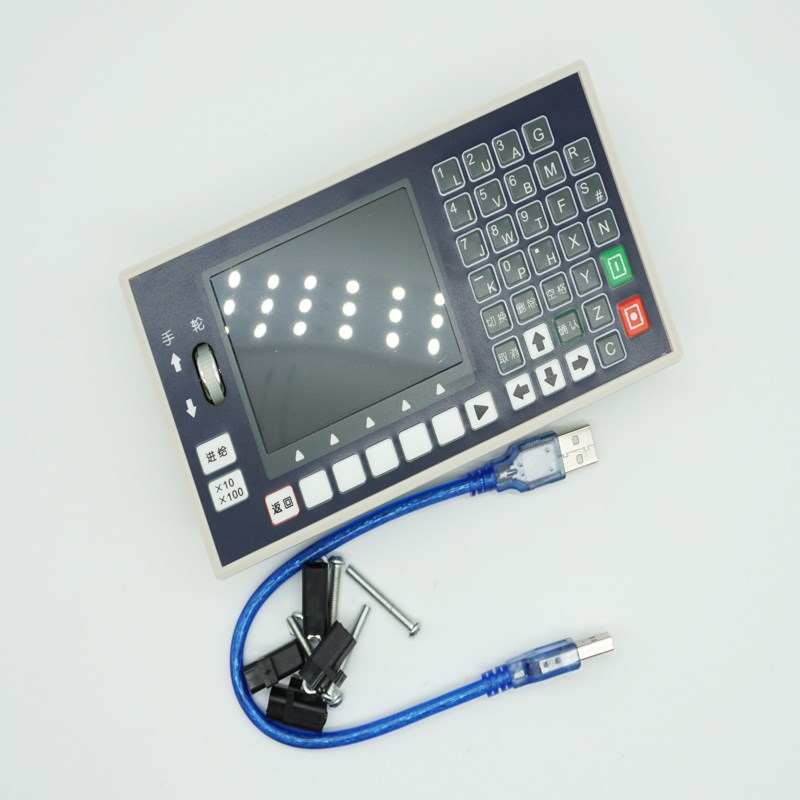 CM45系列G代码步进伺服控制器24V TC55手轮多轴运行编程数控车床