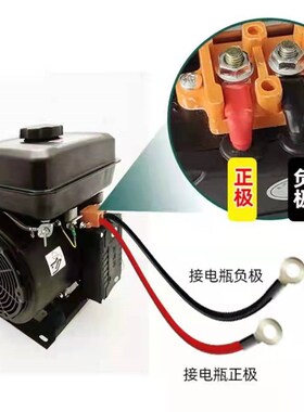 48V60V72V低噪音纯铜智能增程器3-8kw电动三四轮轿车汽油充发电机