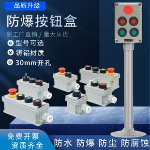 LA531 防爆控制按钮盒按钮开关急停按钮盒自锁控制开关盒