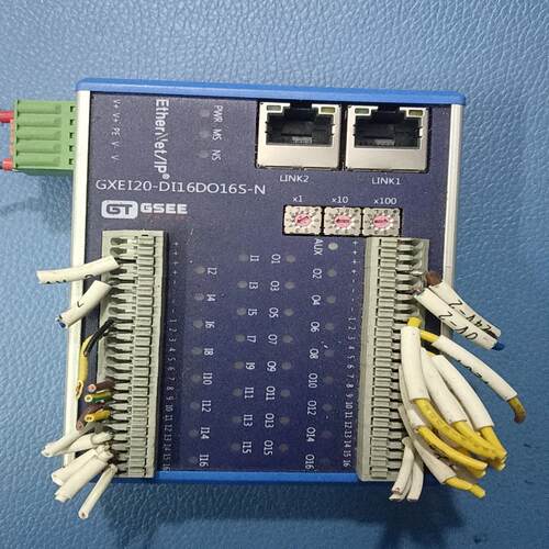 正品吉诺输入输出扩展模块GXEI20-DI16DO16S-N