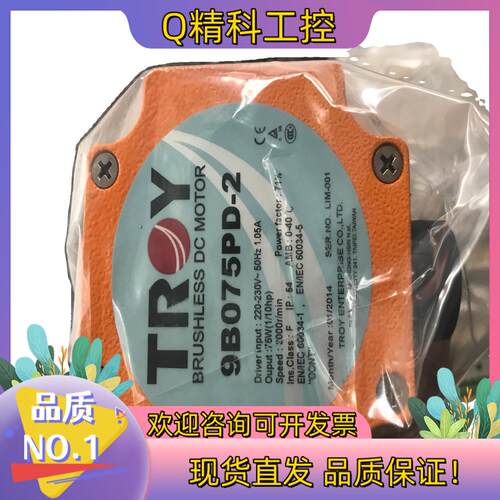 现货泰映电机TROY电机厚利马达9B075PD-2