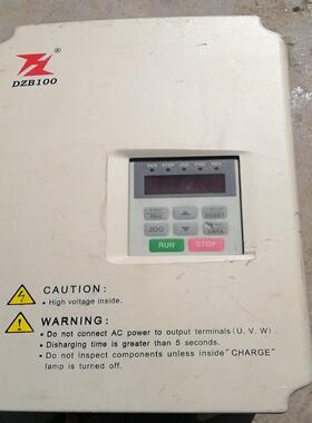 （设备配件）功能变频器剪线，富凌拆机，DZB100PP0037L4A正常