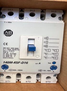AB 罗克韦尔 140M-K5F-D16 160A 原装