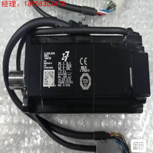 安川7系400W带刹车伺服电机SGM7J-04AFC6E还有