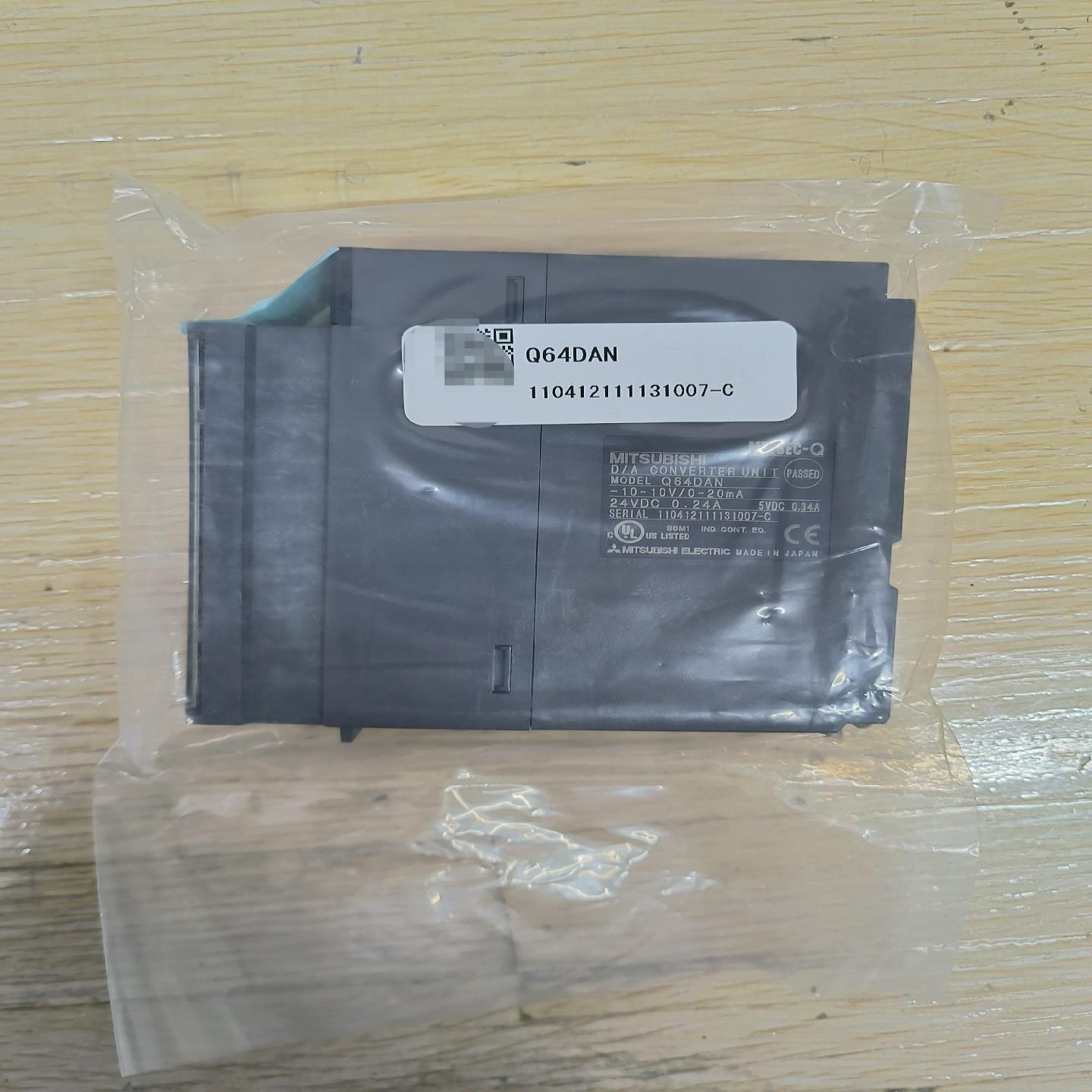 三菱Q系列PLC模块Q64DAN，模拟量输出模块，全新原装正