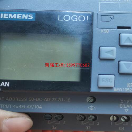 【荣强工控】西门子1052-1hB00-0BA8,新款logo.带插卡槽