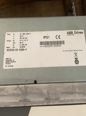 （设备配件）-ABB19 变频器0301-KW议价18.5ACS510年
