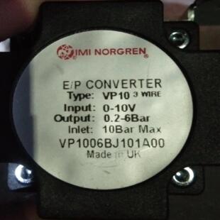VP1006BJ101A00诺冠NORGREN比例阀