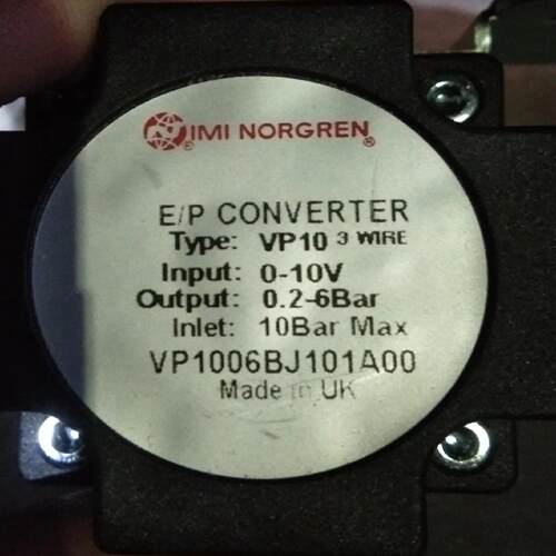 VP1006BJ101A00诺冠NORGREN比例阀