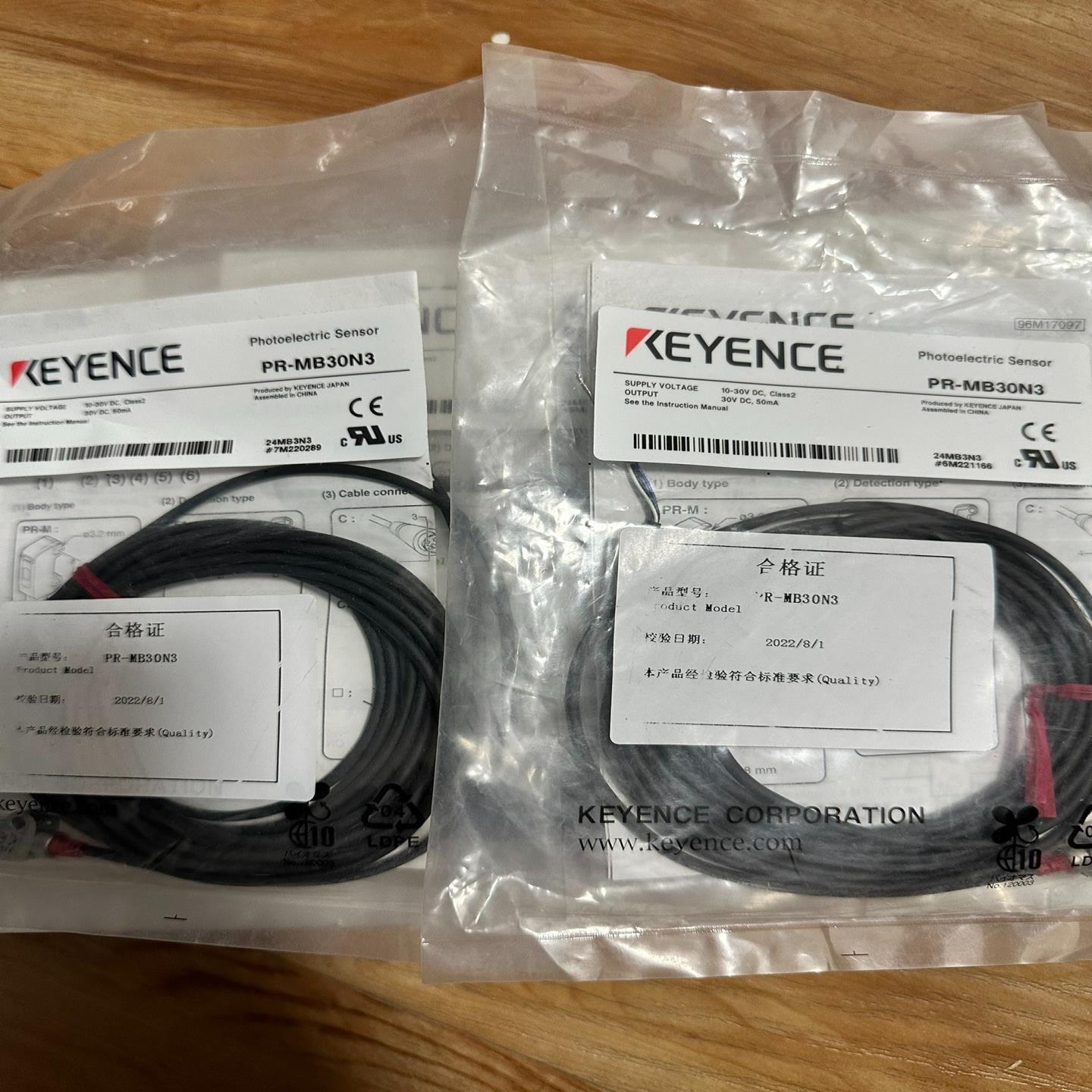 基恩士PR-MB30N3传感器，全新，正品原装，