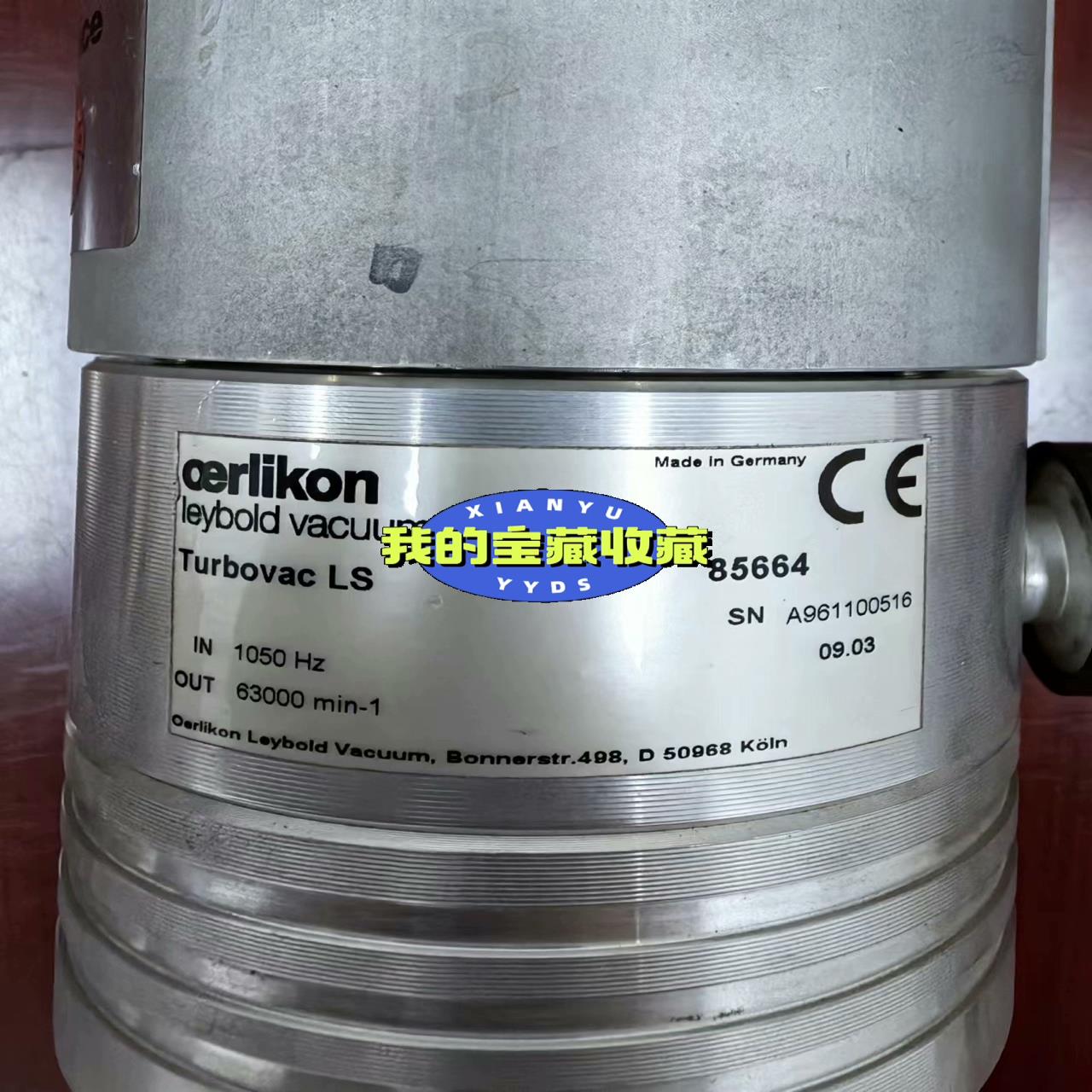 Leybold  Turbovac  LS  涡轮泵 105