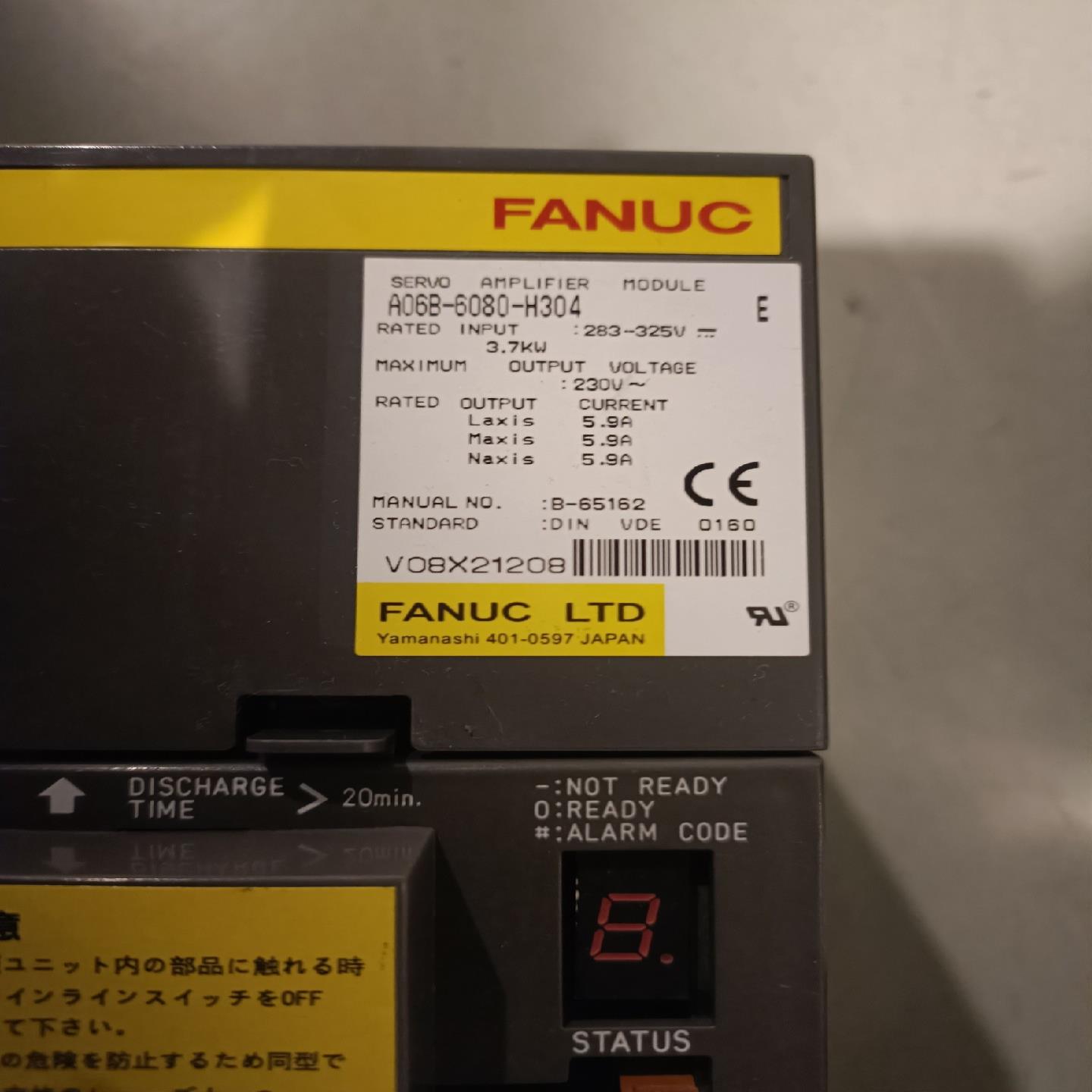 发那科驱动器A06B-6080-H304有货九成新三