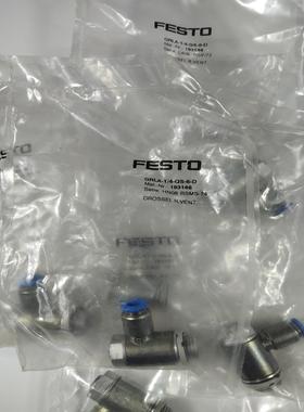 GRLA-1/4-QS-6-D 193146FESTO节流阀