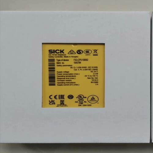 sick西克安全继电器FX3-CPU130002订货号10