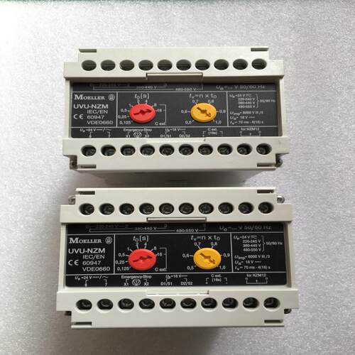 {雅致机械商行}UVU-NZM金钟穆勒断路器欠压延时模块UVU-NZM