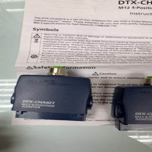 出Fluke Networks的DTX-CHA021测试夹具