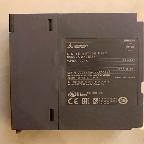 QD77MS4,运动模块。试机拆下。功能完好。