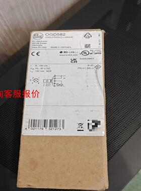 ifm OGD582易福门激光传感器全新未拆封